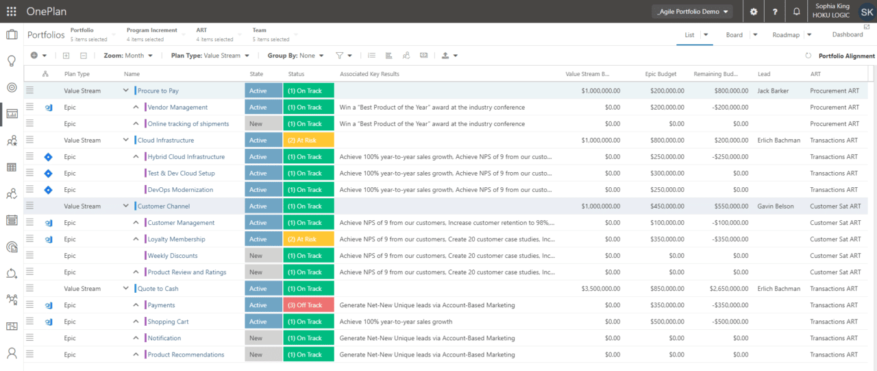 Agile Portfolio Management Software
