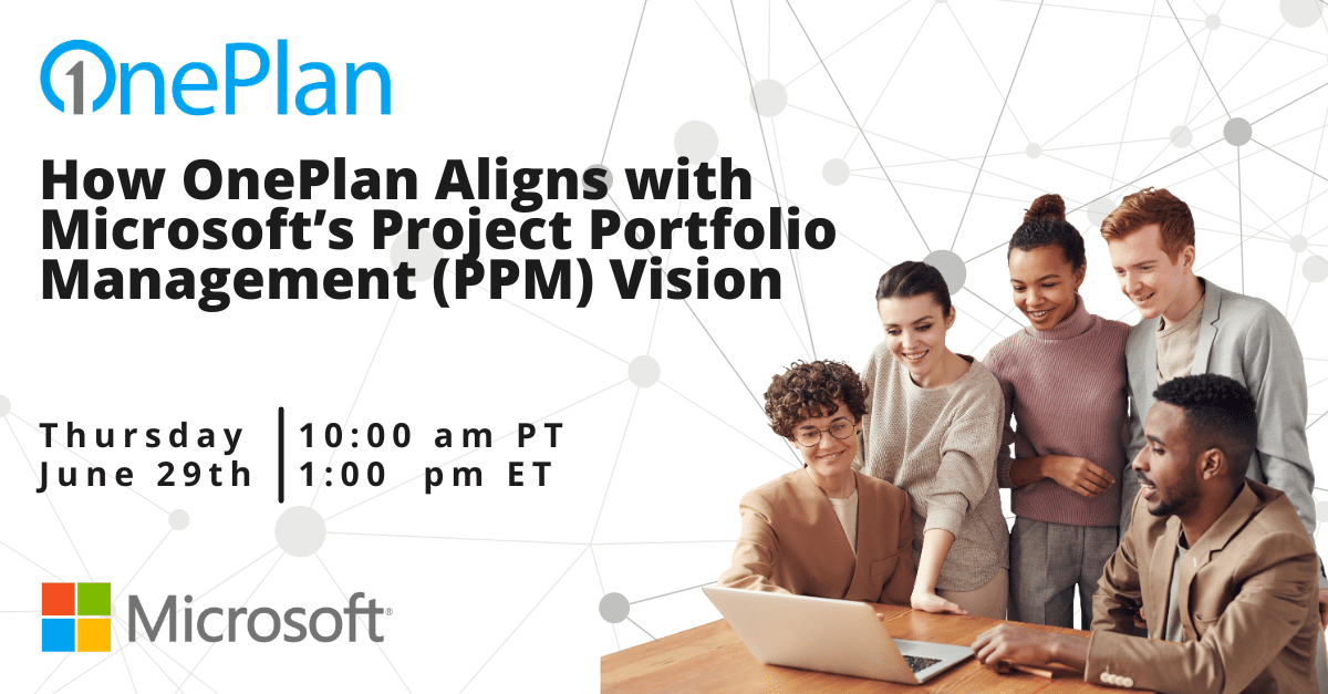 How OnePlan Aligns with Microsofts Project Portfolio Management PPM Vision 1