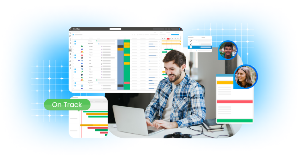 Enterprise portfolio management dashboard in OnePlan